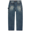 Custom Embossed Carpenter Denim Jeans – Utility Woven Pockets & Tool Loop