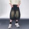 Custom Washed Black Wide-Leg Denim Shorts for Boutique Designers