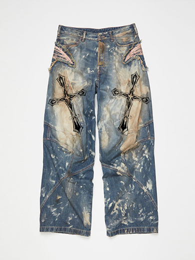 Customized vintage jeans