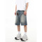 Custom Washed Patchwork Denim Shorts – Street-Style Ready