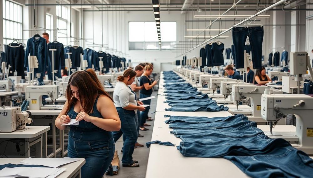 plus size jeans manufacturer