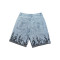 Flame Print Denim Shorts – Street Heat Edition