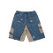 Patchwork Utility Denim Shorts – Deconstructed Street Style