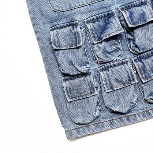 Extreme Multi-Pocket Denim Cargo Shorts – Utilitycore Streetwear