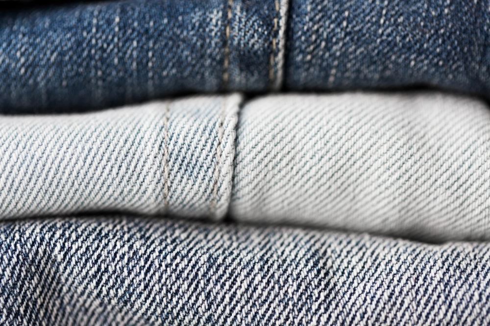 what is denim fabric made of