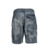 Distressed Patchwork Denim Shorts – Retro Utility Edge