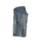 Distressed Patchwork Denim Shorts – Retro Utility Edge