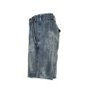 Distressed Patchwork Denim Shorts – Retro Utility Edge