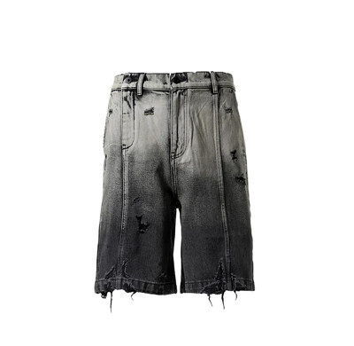 Washed Black Gradient Shorts – Punk Revival