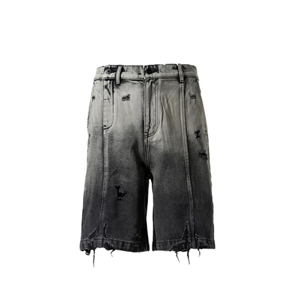 Washed Black Gradient Shorts – Punk Revival