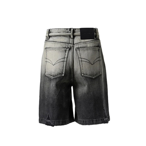 Washed Black Gradient Shorts – Punk Revival