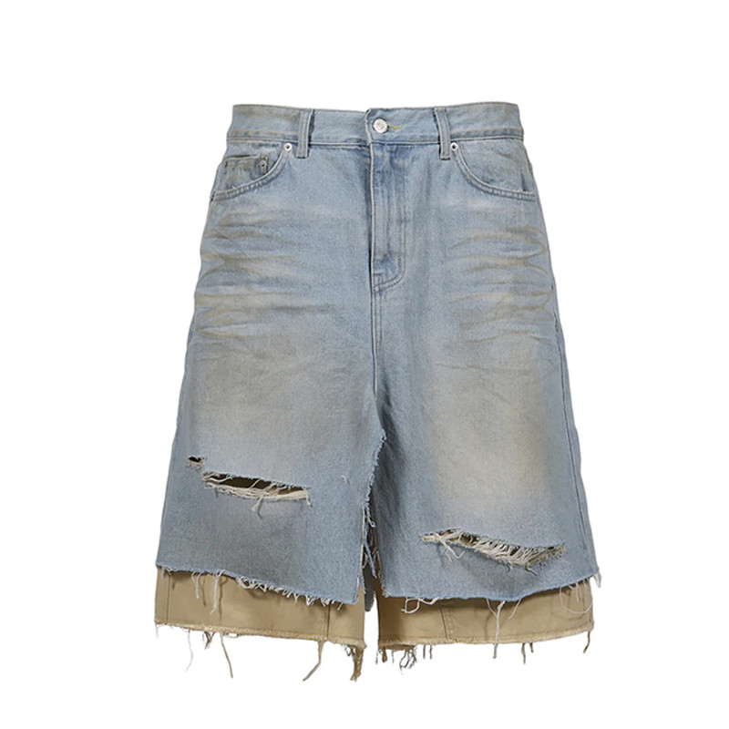 Denim shorts