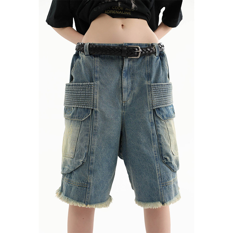 Denim shorts