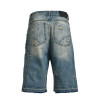 Custom Ripped Denim Shorts with Stud Details for Designers