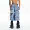 Custom Graffiti Denim Shorts with Artistic Street Edge