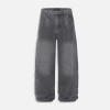 Light Wash Rhinestone Embellished Baggy Jeans