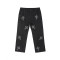 Gothic Rhinestone Cross Straight-Leg Pants