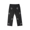 Gothic Rhinestone Cross Straight-Leg Pants