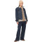 Embossed Monogram Wide-Leg Denim Jeans