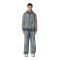 custom Y2K-Inspired Washed Denim Hoodie – Retro Pullover Look