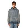 custom Y2K-Inspired Washed Denim Hoodie – Retro Pullover Look