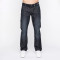 Custom Dark Wash Straight-Leg Denim for Modern Menswear Lines