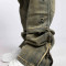 Vintage Patched Workwear Denim with 3D Logo Embossed Logo Jeans