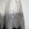 Dip-Dye Wide Leg Jeans with Embossed Floral Pattern