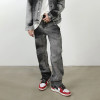 Custom Washed Black Gradient Denim Pants