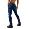 Custom Crystal-Studded Skinny Jeans for Fashion Boutiques & Luxury Runway
