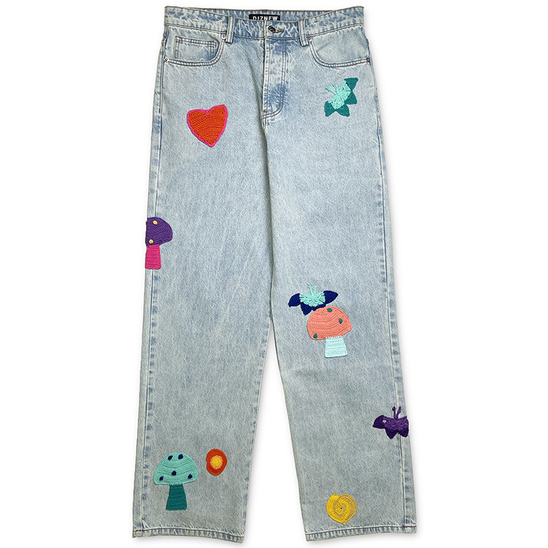 Crochet jeans