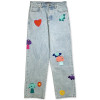 Custom Crochet Patchwork Jeans for Indie Designers & Boutique Brands