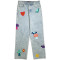 Custom Crochet Patchwork Jeans for Indie Designers & Boutique Brands