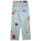 Custom Crochet Patchwork Jeans for Indie Designers & Boutique Brands
