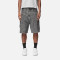 3D Panel Washed Gray Denim Cargo Shorts