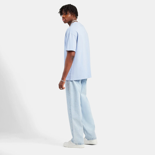 Men’s Loose Fit Light Blue Baggy Jeans