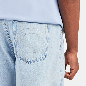 Men’s Loose Fit Light Blue Baggy Jeans