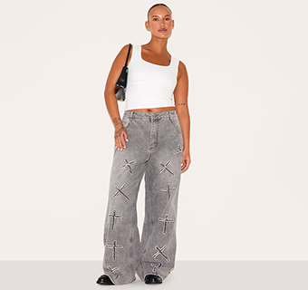 Plus sizs Baggy Jeans