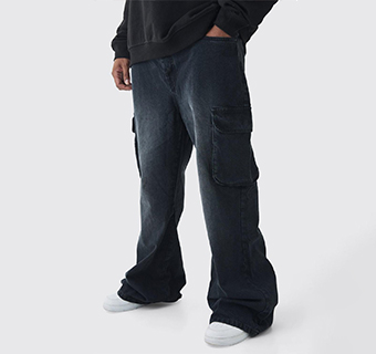 plus-size-Flared-Jeans