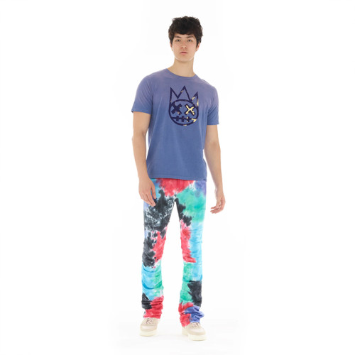 Unisex Tie-Dye Skinny Jeans – Vibrant Psychedelic Streetwear
