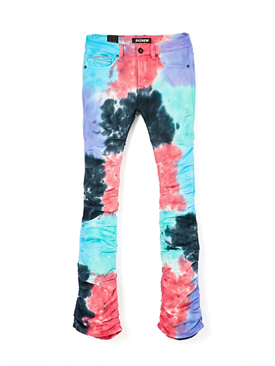 Tie dye jeans