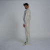 Men's Silver Sequin Flared Pants – Glam Rock Party Style