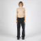 Custom Rhinestone Black Denim Jeans for Luxe Collections