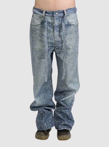Custom Rhinestone Jeans