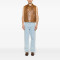 Minimalist Light Blue Wide-Leg Jeans – Clean-Cut High-Waisted Denim