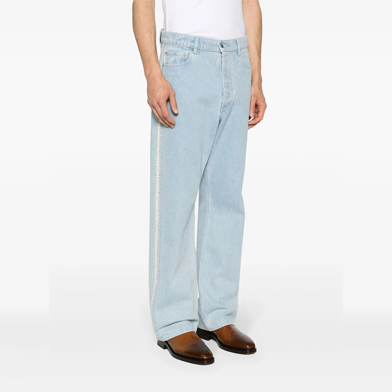 Straight leg jeans