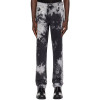 Monochrome Cloud-Wash Jeans – Straight-Leg Artistic Denim
