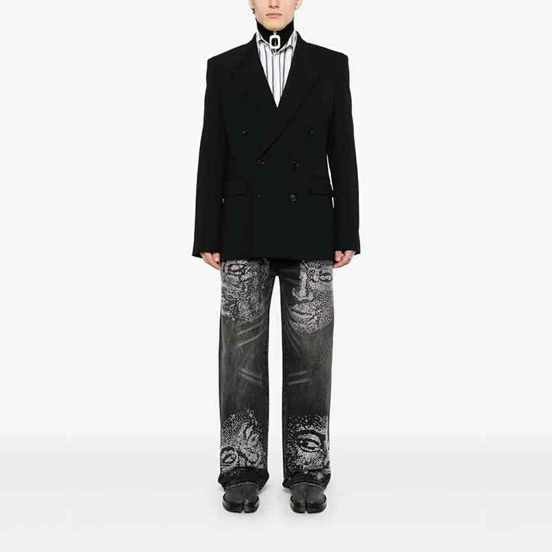 Patterned Jeans