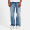 Custom Side-Graphic Wide Leg Vintage Denim Jeans