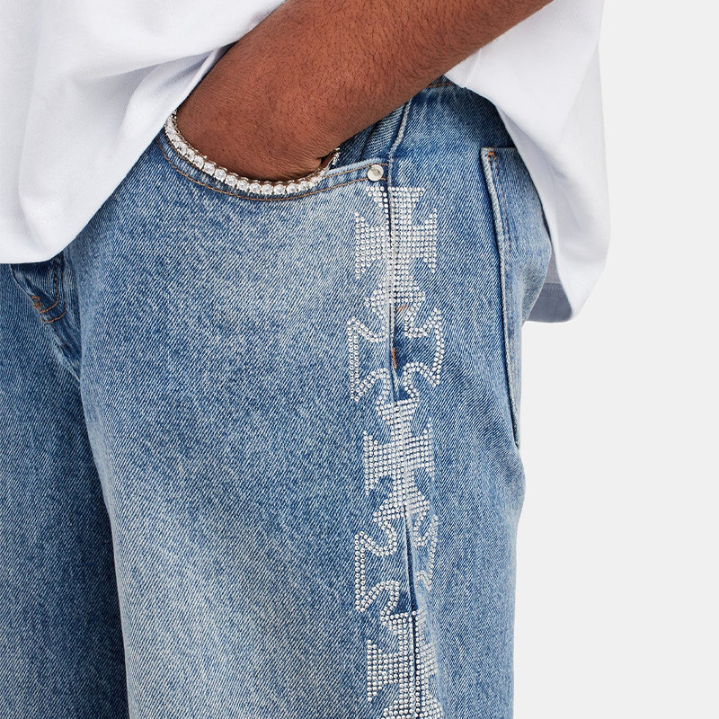 Patterned jeans